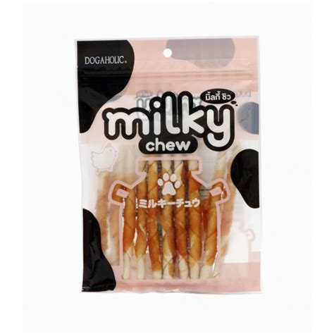 Dogaholic Milky Chew Chicken Stick Style 10 Pcs