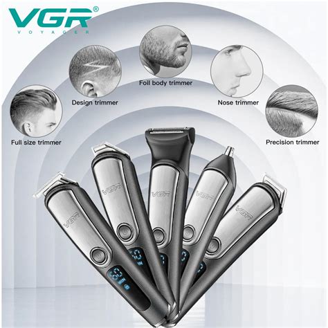 VGR V-981 Professional Hair Trimmer with Turbo Mode & LED Display