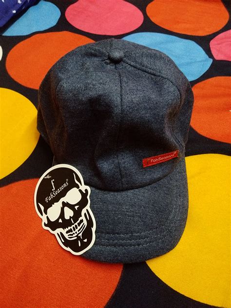 FabSeasons Cotton Unisex Adjustable Size Summer Cap Lightblue : Amazon ...