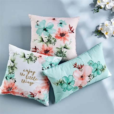Buy Hello Spring Filled Cushion - 40x40cm from Home Centre at just INR ...