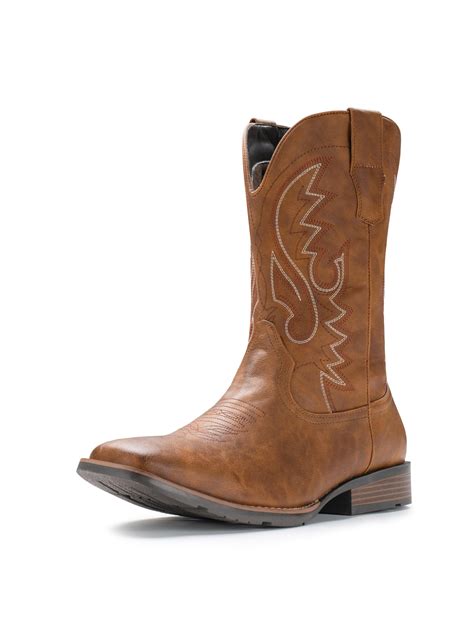 IUV Cowboy Boots For Men Western Boot Durable Fashionable Retro Classic ...