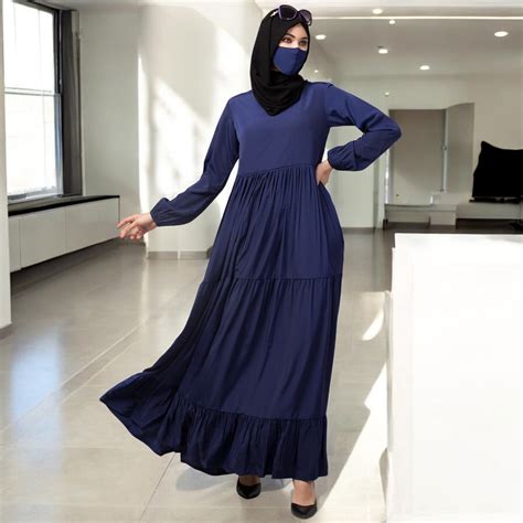 Modest Abaya Dress With Frills – Bashariya Arfeenz Life Style LLP(AAI-2559)
