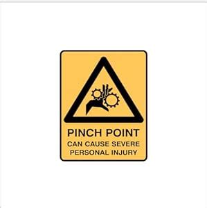 Pinch Point Can Cause Severe Personal.. | Foam Board Fixed on ...