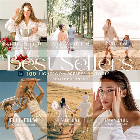 100 Best Sellers Lightroom Preset Bundle. 100 Lightroom Presets and 15 ...