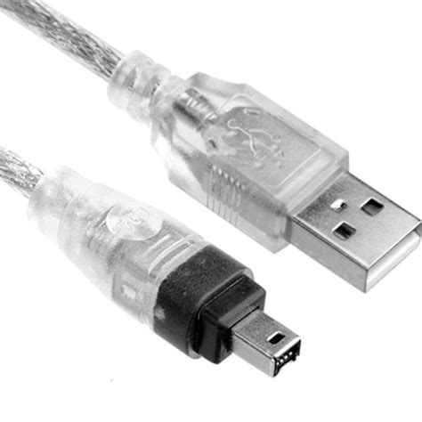 USB 2.0 Male to IEEE 1394 4Pin Male iLink Firewire DV Cable 5FT ...