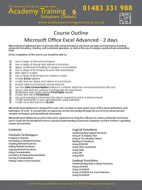 Advanced Excel Full-Course 的图像结果
