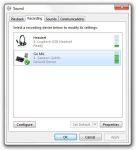 Sound Control Panel Windows 7 的图像结果