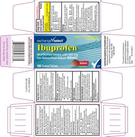 FDA Label for Ibuprofen Tablet, Film Coated Oral - Indications, Usage ...