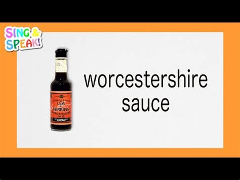 How to pronounce Worcestershire sauce - YouTube