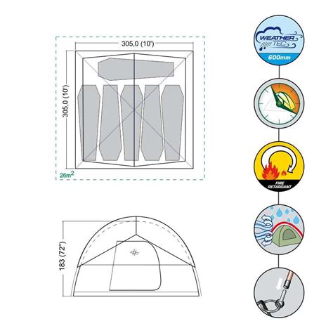 Coleman Sundome 6 Person Tent | Waterproof Tent