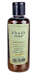 Buy Khadi Herbal Rosemary and Henna Hair Oil PARABEN FREE/NO MINERAL ...