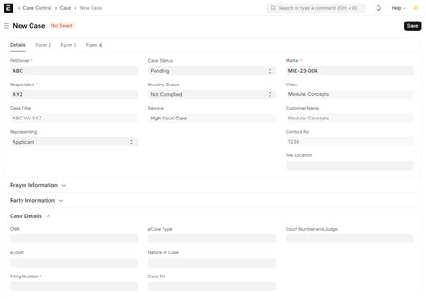 Case & Matter Management