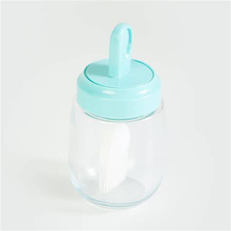 Buy Pamolive Glass Oil Bottle with Drip Brush - 290ml from Home Centre ...