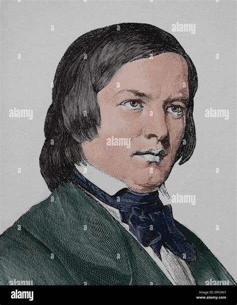 Robert Schumann (1810 – 1856). German composer and virtuoso pianist ...