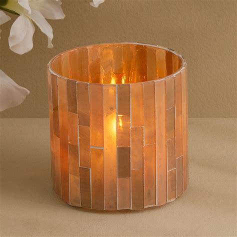 Buy Tamaira Cade Glass Long Strip Votive Candle Holder from Home Centre ...