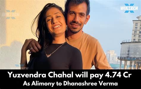 Yuzvendra Chahal Will Pay 4.74 Cr as Alimony to Dhanashree