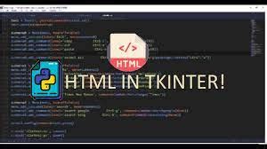 Image result for Embed HTML in Tkinter