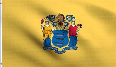 Amazon.com : AZ FLAG New Jersey Flag 2' x 3' - US State of New Jersey ...