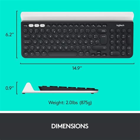 Logitech K780 Multi-Device Wireless Keyboard for Windows, Apple android ...