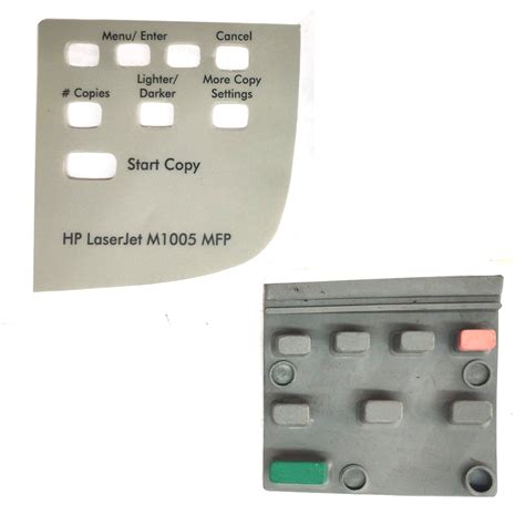 Order Panel Rubber + Sticker Set for HP LaserJet M1005 - Made in India ...