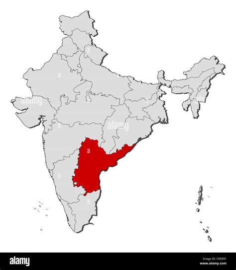 Andhra pradesh map hi-res stock photography and images - Alamy
