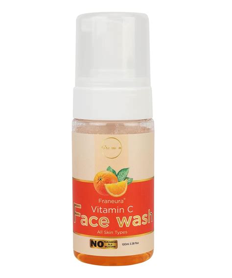 Franeura Vitamin C Foaming Face Wash | No Sulphate/Parabens Brightening ...