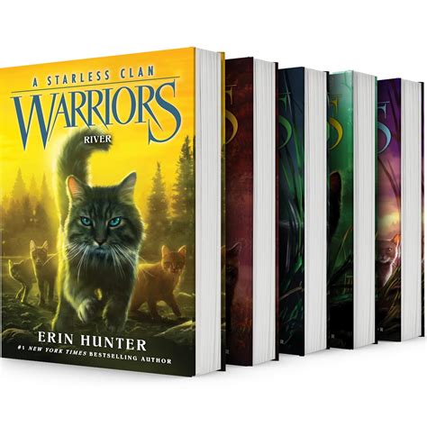Warriors: A Starless Clan Series. Collection Set of 5 Books. River, Sky ...