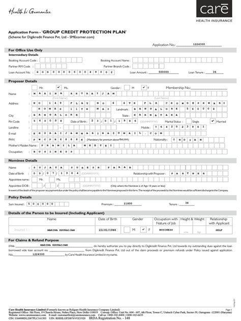 Image result for Insurance Form Definition