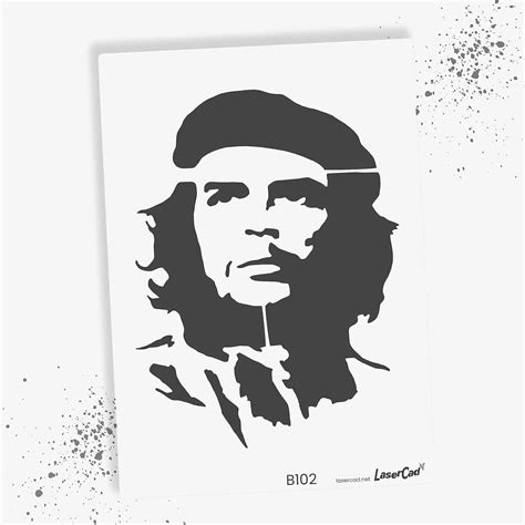LaserCad BANKSY Streetart Stencils (B102, Che Guevara, DIN India | Ubuy