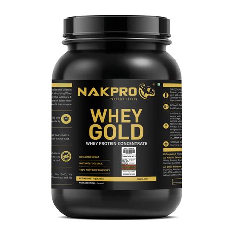 NAKPRO Nutrition | Whey Protein Powder | Whey Gold Concentrate – NAKPRO ...