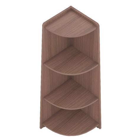 ESTRE Aster Corner Stand in Walnut Finish – Estre India