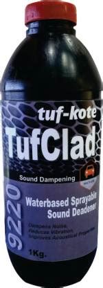 tuf-kote® TufClad 9220 WATERBASED Sound Deadening Vehicle Underbody ...