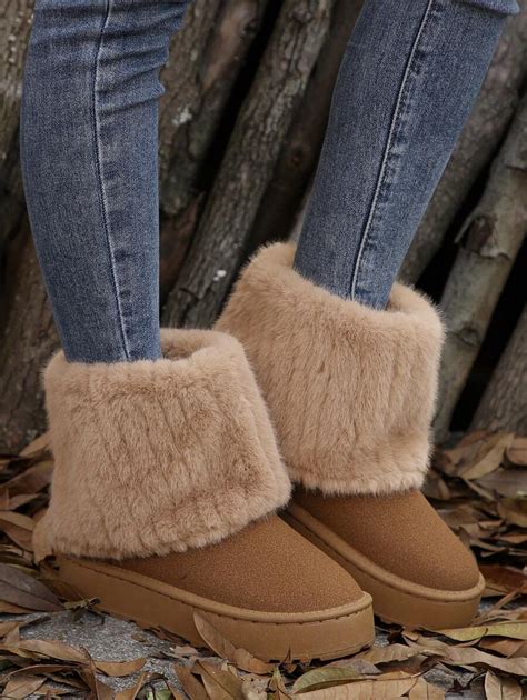 Faux Fur Lined Boots For Women - Winter-Ready And Comfortable | SHEIN USA