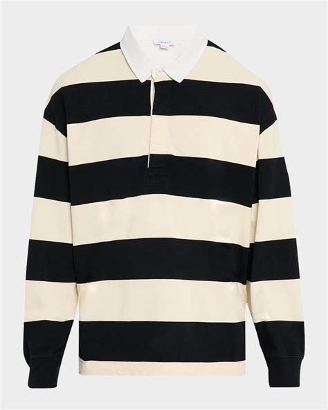 Men's Oversized Rugby Polo Shirt | Neiman Marcus