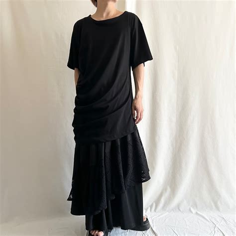 Side drape cut & sew | nalge