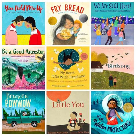 Cartoon Native American Family