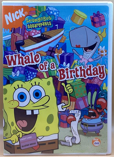 Spongebob Squarepants - Whale of a Birthday DVD 2006 **Buy 2 Get 1 Free ...