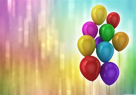 Colorful Balloons Wallpaper Hd