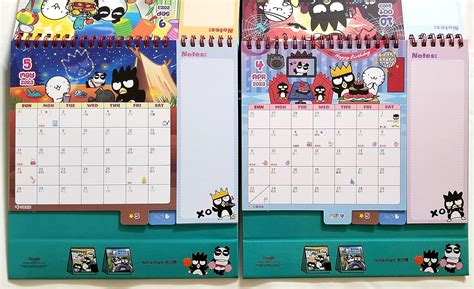 Buy 2023~2024 FEATURE Bad Badtz-Maru Monthly Yearly Desktop Calendar ...