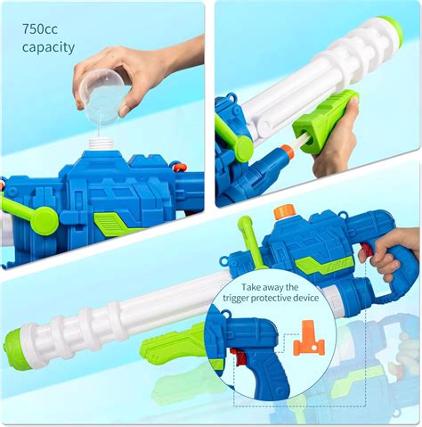 Buy TEMI Large Water Gun for Kids Adults - High Capacity and Pressure ...