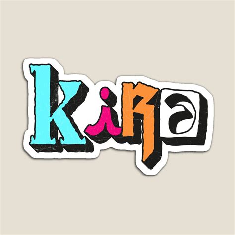 Hello my name is kira rainbow name tag sticker – Artofit