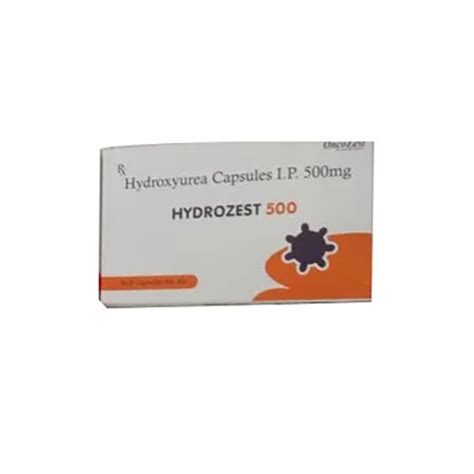 Best Price 500mg Hydroxyurea Capsules IP, Recommended for Human Use