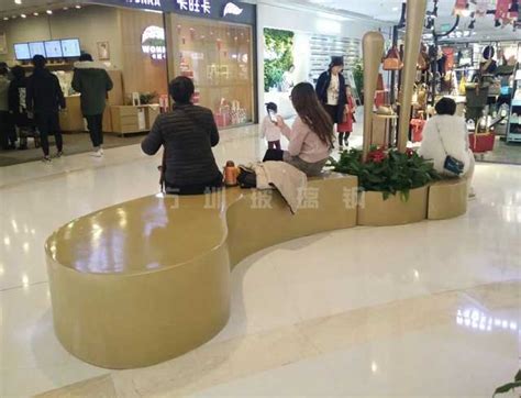 玻璃钢云朵造型椅黑龙江商场美陈创意休闲椅 - 方圳玻璃钢