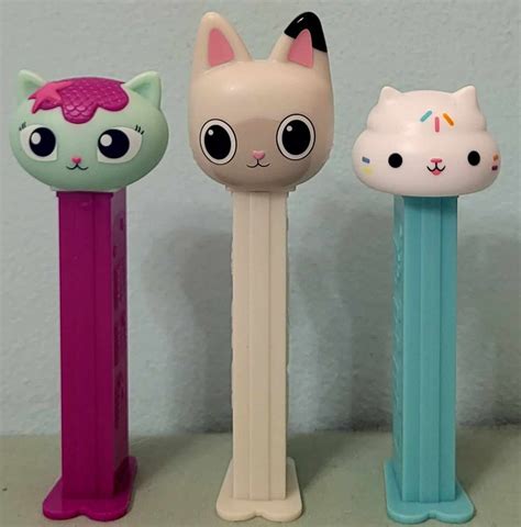 Gabby's Dollhouse Pez Set of 3 Pandy, Cakey and Mercat Loose SOS - $12.00 : Pez Collectors Store ...