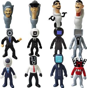 toypapa skibidi toilet action figures set of 12 | Titan cameraman , tv ...
