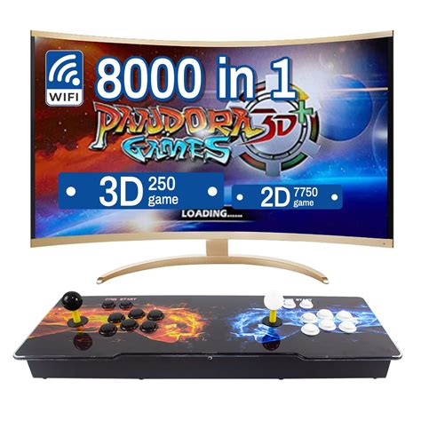 Leonarcade Pandora Box 3d 8000 In 1 Includes 2d And 3d | Desertcart INDIA
