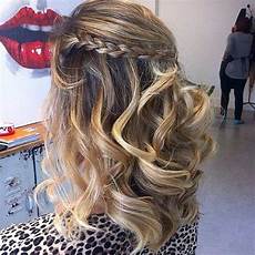 Half Up Half Formal Hairstyles For Medium Hair by 31 Half Up Half Prom Hairstyles Stayglam Half Up Half Formal Hairstyles For Medium Hair