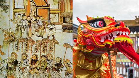 Singapore, Chinese New Year, dragon dance, people Stock Photo - Alamy