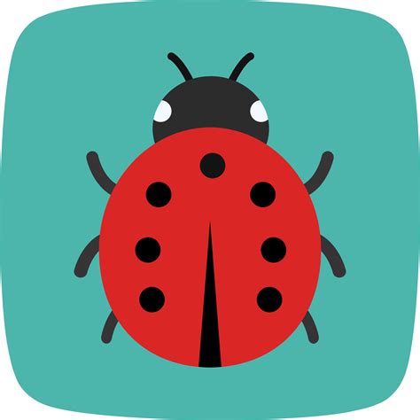Lady Bug Vector Icon 354314 Vector Art at Vecteezy