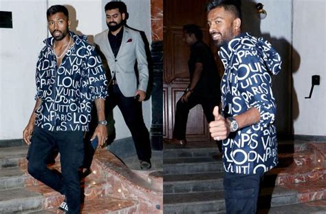 Hardik Pandya, Krunal and Pankhuri spotted at a restaurant in Bandra